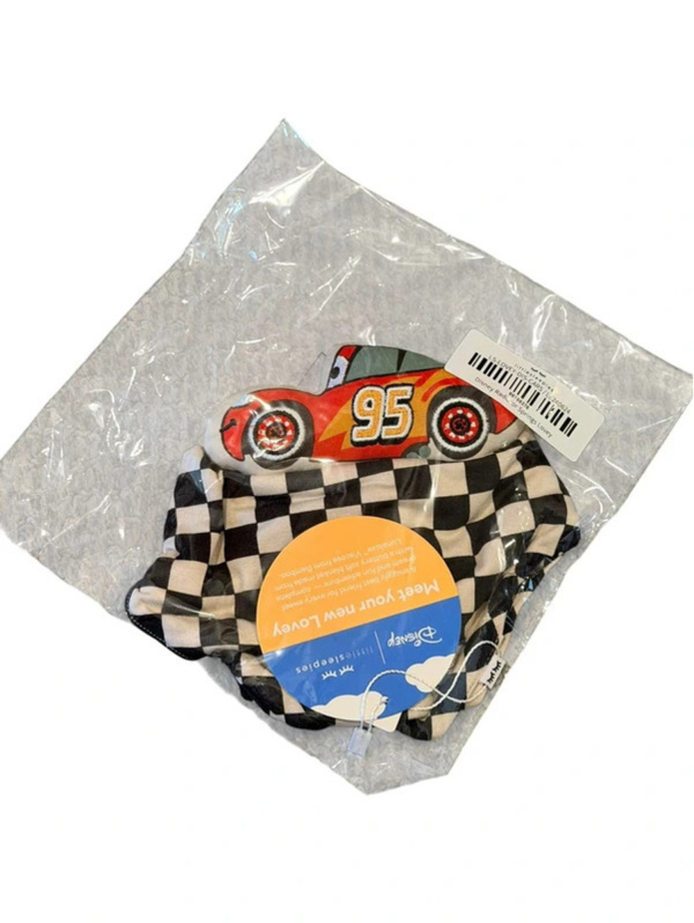 Little Sleepies Lightning McQueen Lovey NIB